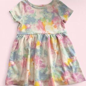 Cat & Jack Colorful Tie-Dye Dress
